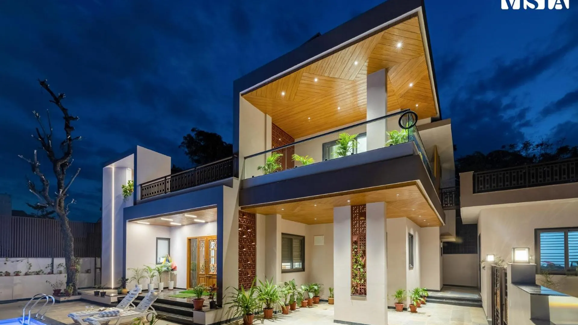 Nakeshatra Villa By Veo - Part Of Stayvista With Pool, Lawn, Balcony At City Center In 우다이푸르